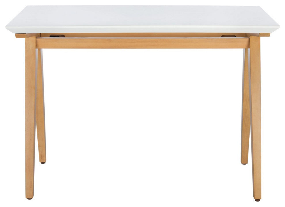 Safavieh Reid Desk, Oak/White