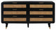 Christine 6 Drawer Dresser - Black