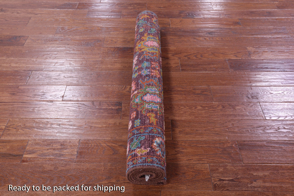 Turkish Oushak Handmade Wool Rug 4' 0" X 6' 4" - Q15884