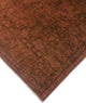 Overdyed ?douard Brown Hand-Knotted Rug, 8''8x11''2