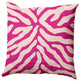 Animal Stripe Decorative Throw Pillow, Orchid, 16"x16"