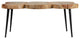 Bare Decor Tucker Metal and Wood Coffee Table