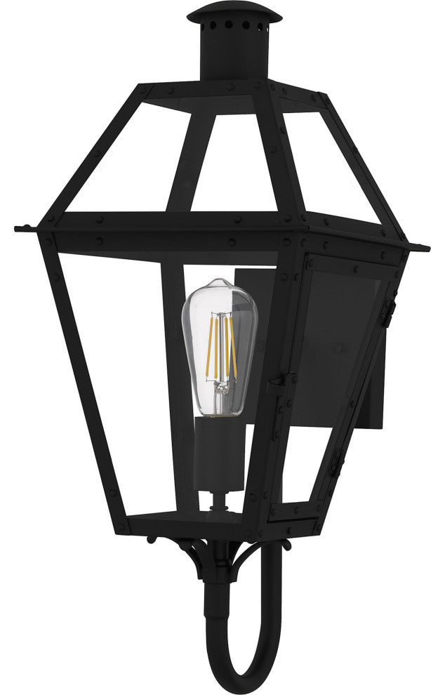 Quoizel RO8410 Rue De Royal 21" Tall Outdoor Wall Sconce - Earth Black