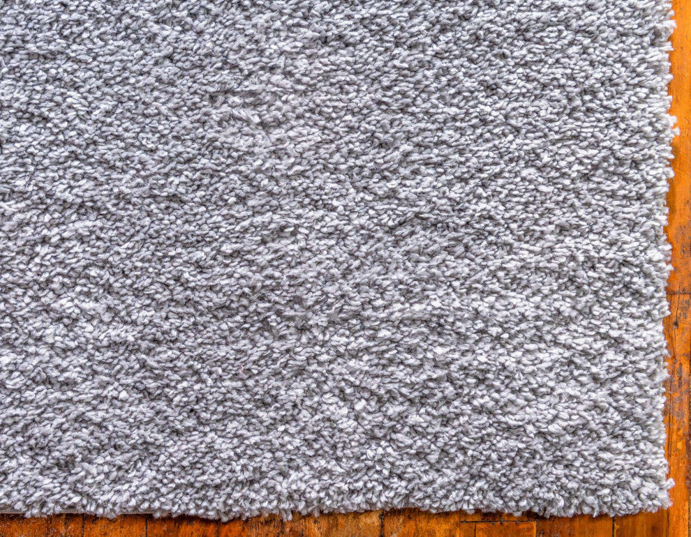 Unique Loom Ivory Davos Shag Area Rug, Sterling, 2'2x3'0, Rectangular