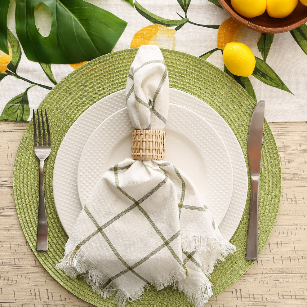 Rattan Napkin Ring (Set of 6)