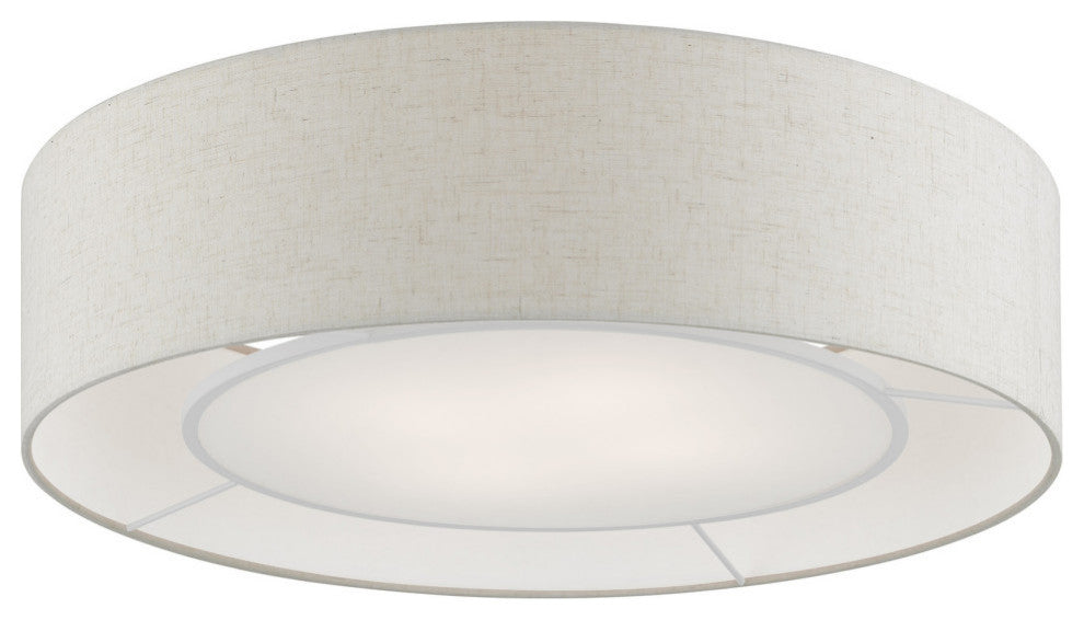 Ellsworth 4 Light Brushed Nickel Semi-Flush