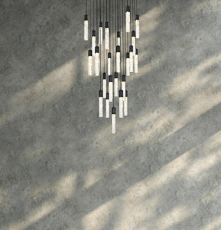 Home Living 36" Chandelier, Black