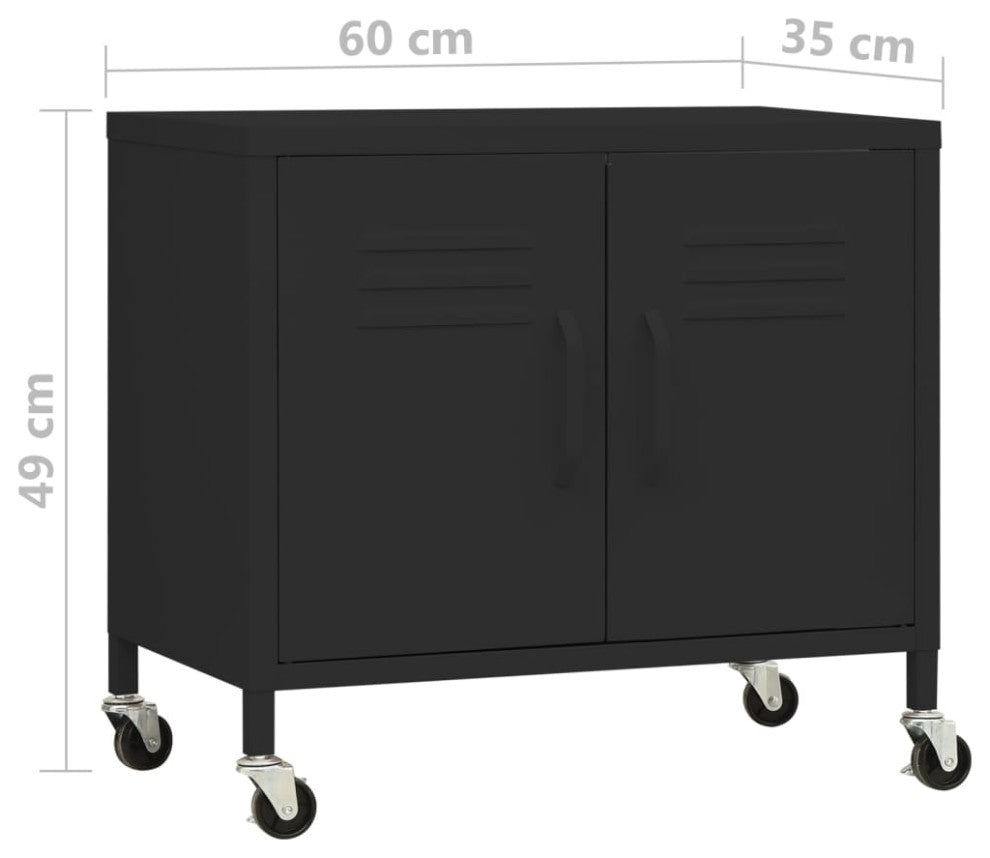 Front view with dimension overlay (infographic) showing measurements.