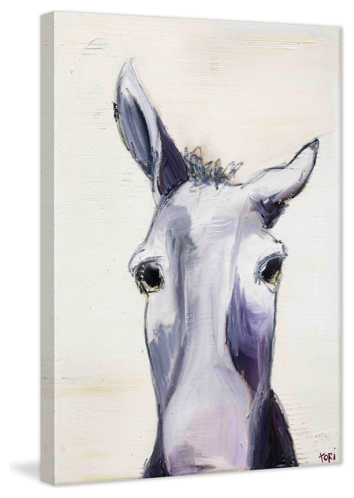 "Donkey" Painting Print on Canvas by Tori Campisi