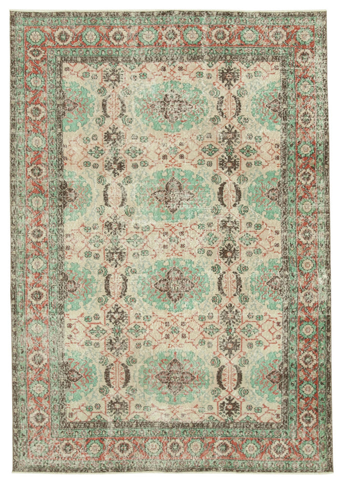 Rug N Carpet - Hand-knotted Turkish 6' 9'' x 9' 10'' Decorative Area Rug