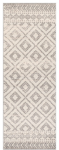 Surya Sunderland SUN-2301 5'3" Round Rug, Light Gray/White/Medium Gray