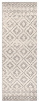 Surya Sunderland SUN-2301 5'3" Round Rug, Light Gray/White/Medium Gray