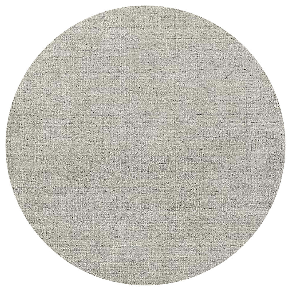 Ahgly Company Indoor Round Mid-Century Modern Area Rugs, 6' Round