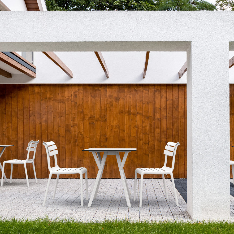 Helen Resin Outdoor Chair, Set of 2, White