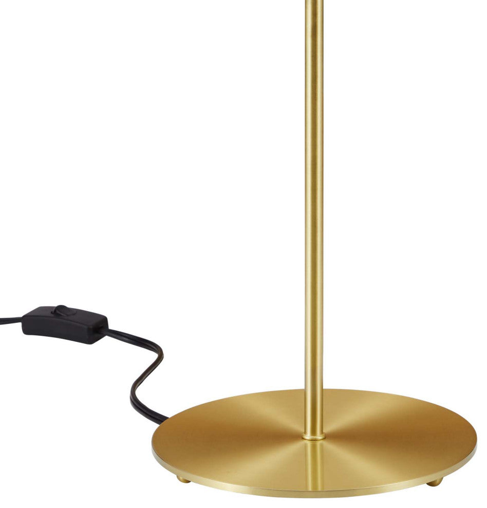 Table Lamp, Gray Gold, Metal, Modern, Mid Century Cafe Bistro Hospitality