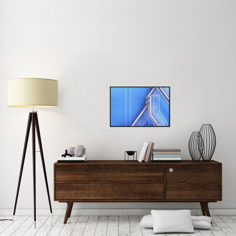 "Oxygen" Framed Canvas Giclee by Laura Mexia, 31x21"