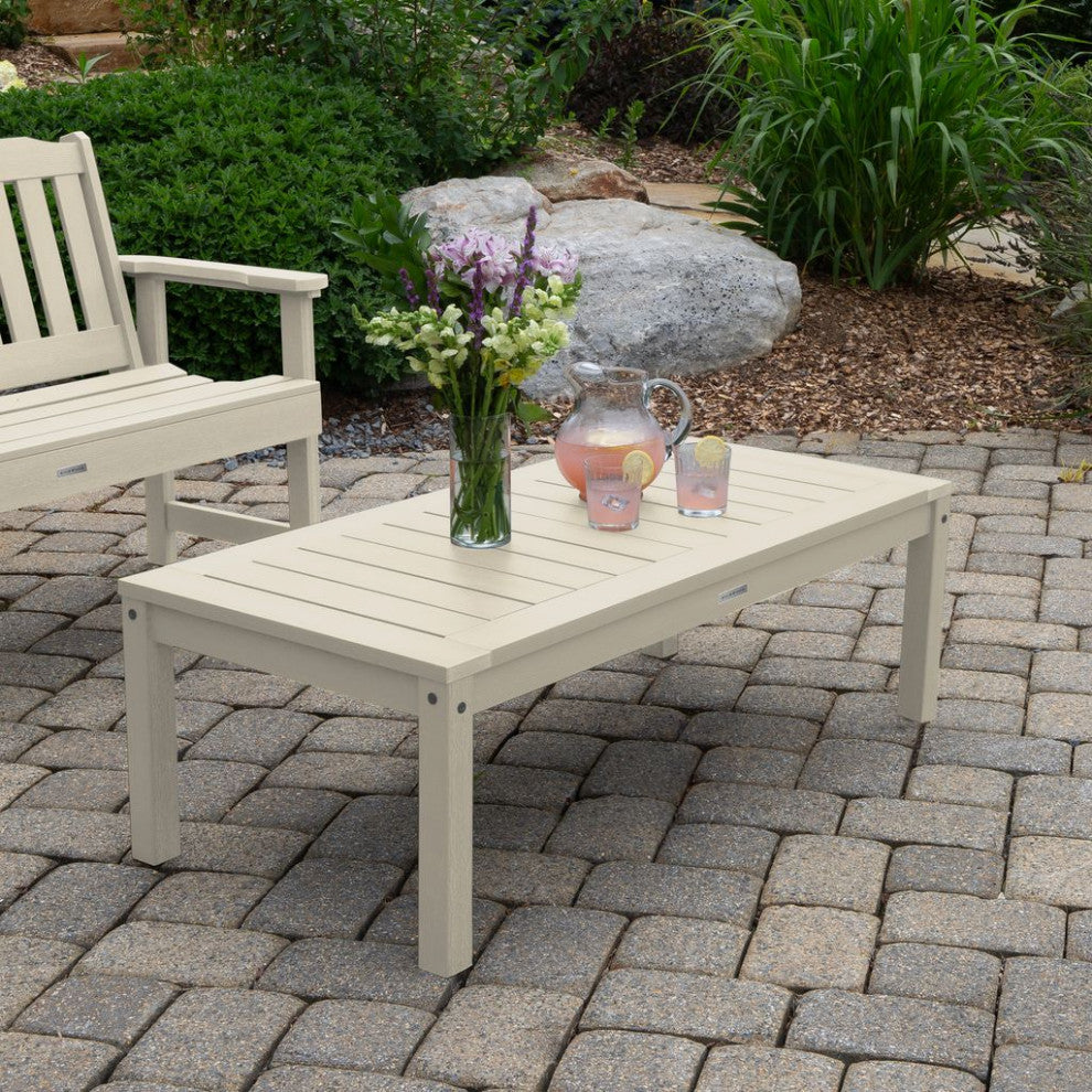 Adirondack Coffee Table, Whitewash