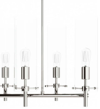 Skylark 6-Light Chandelier, Clear Polished Nickel