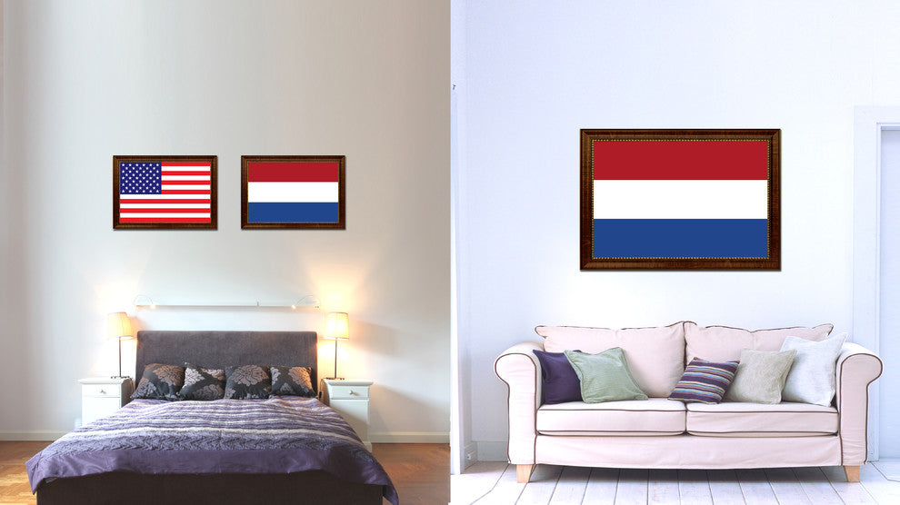 Netherlands Country Flag Canvas Print, 27"x39"