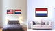 Netherlands Country Flag Canvas Print, 27"x39"