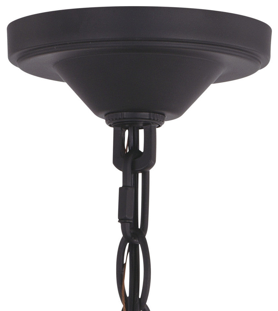 Collins 10"W Outdoor Pendant Matte Black