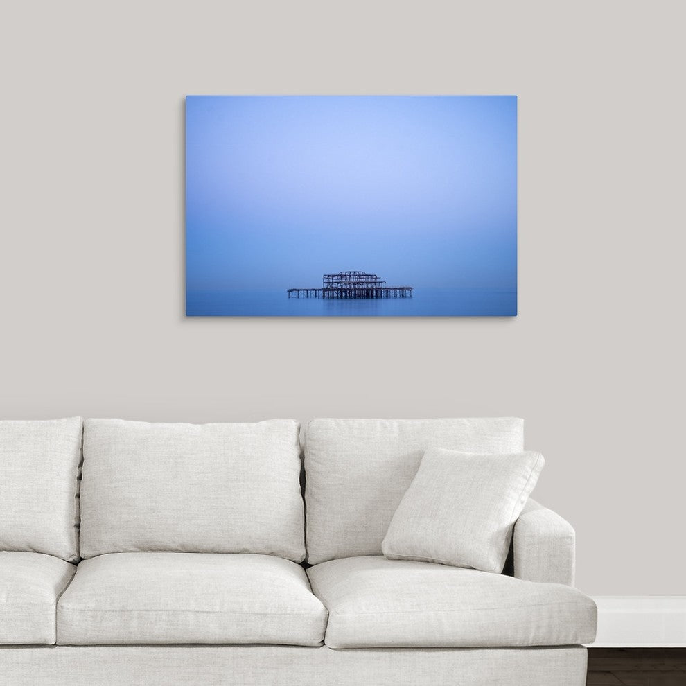 "Cobalt Dreams" Wrapped Canvas Art Print, 36"x24"x1.5"