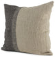 Black and Gray Two Tone Pillow Cover