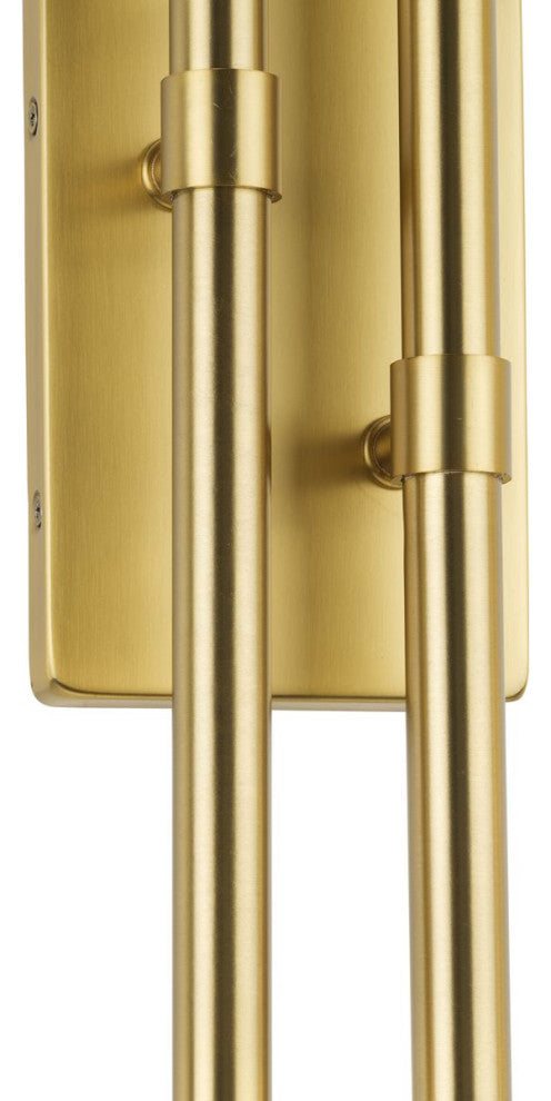 Arya Collection Four-Light Brushed Gold Luxe Wall Bracket
