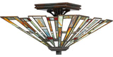 Quoizel TFMK1714 Maybeck 2 Light 15"W Semi-Flush Ceiling Fixture - Valiant