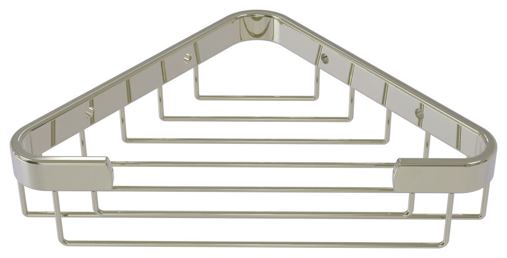 Toiletry Corner Shower Basket, Polished Nickel