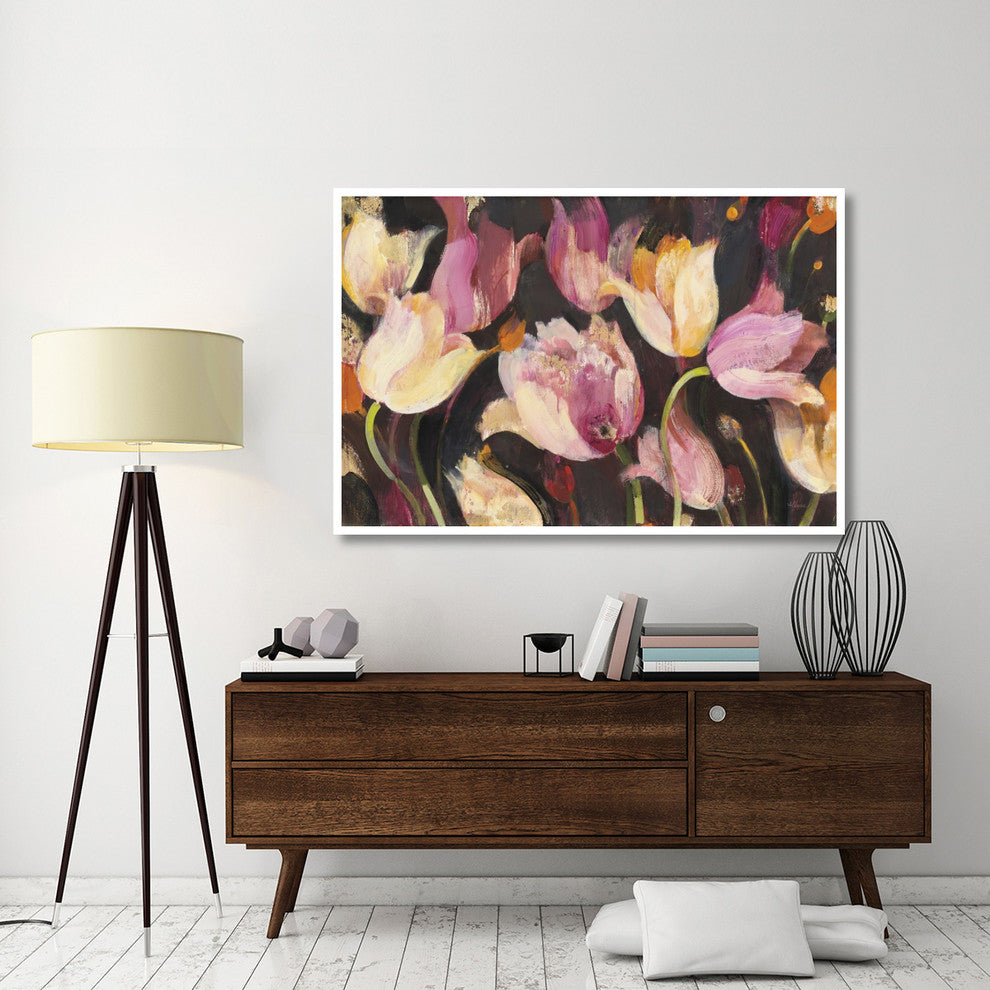"Popping Tulips" Digital Paper Print by Albena Hristova, 62"x42"