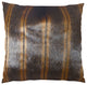 Plutus Fancy Brown Mink Handmade Throw Pillow, (Double sided  26" x 26")