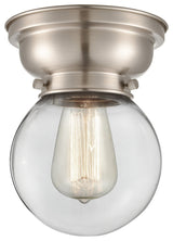 Innovations 623-1F-SN-G202-6 1-Light Flush Mount, Brushed Satin Nickel