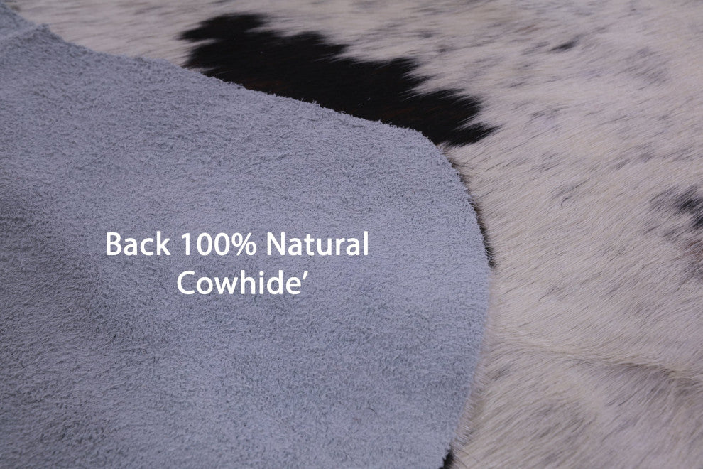 6' 9" X 6' 1" Natural Cowhide Rug C2405