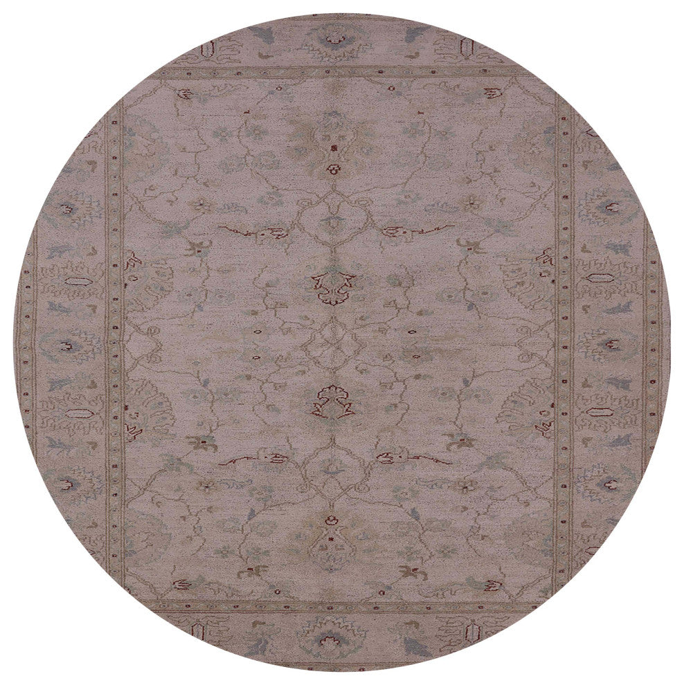 Ahgly Company Indoor Round Mid-Century Modern Area Rugs, 7' Round