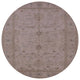 Ahgly Company Indoor Round Mid-Century Modern Area Rugs, 7' Round