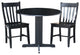 36" Dual Drop Leaf Table With 2 San Remo Chairs