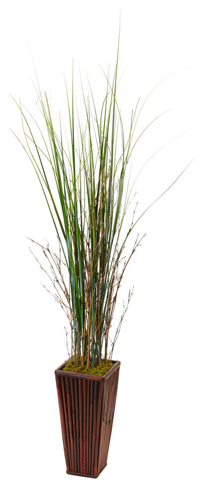 Bamboo Artificial Grass, Bamboo Planter