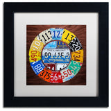 "Clock Square" Matted Framed Canvas Art by Design Turnpike