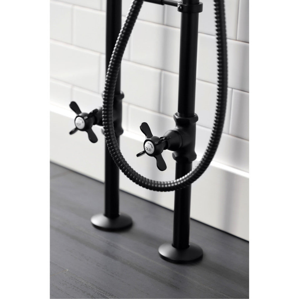 CCK246K0 Freestanding Tub Faucet Package With Supply Line, Matte Black