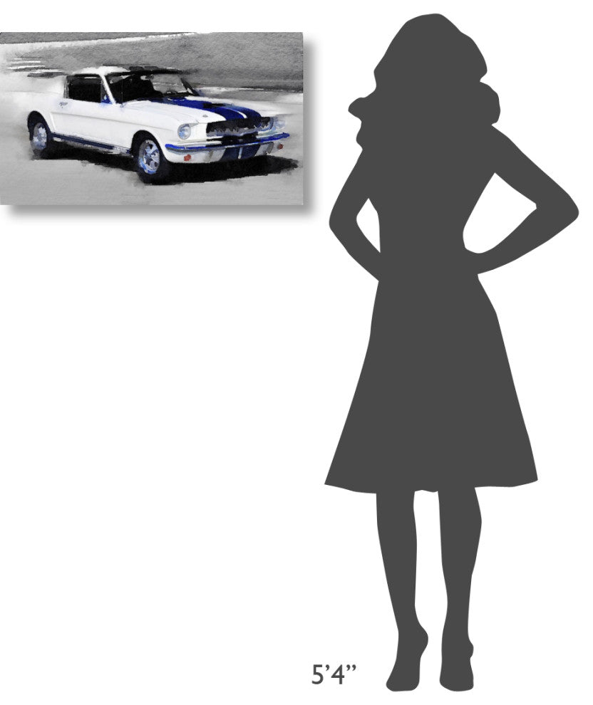 "Ford Mustang Shelby Watercolor" Fine Art Print