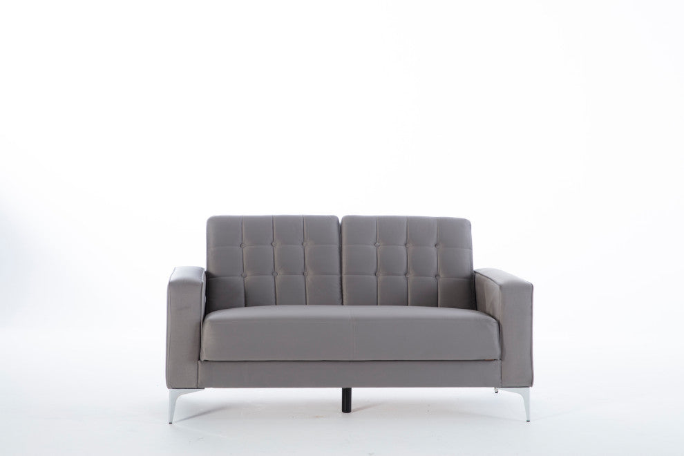 Hemera Love Seat, Vika Gray