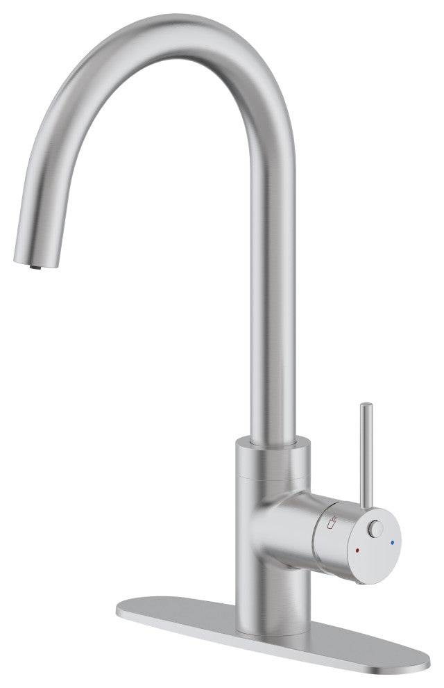 HotMaster 3 in 1 Instant Hot Kitchen Faucet, Stainless Steel