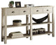 Galileo Console Table, Cream, 60"