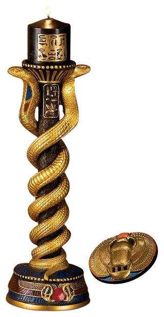 Renenutet Altar Candlesticks, Set of 2