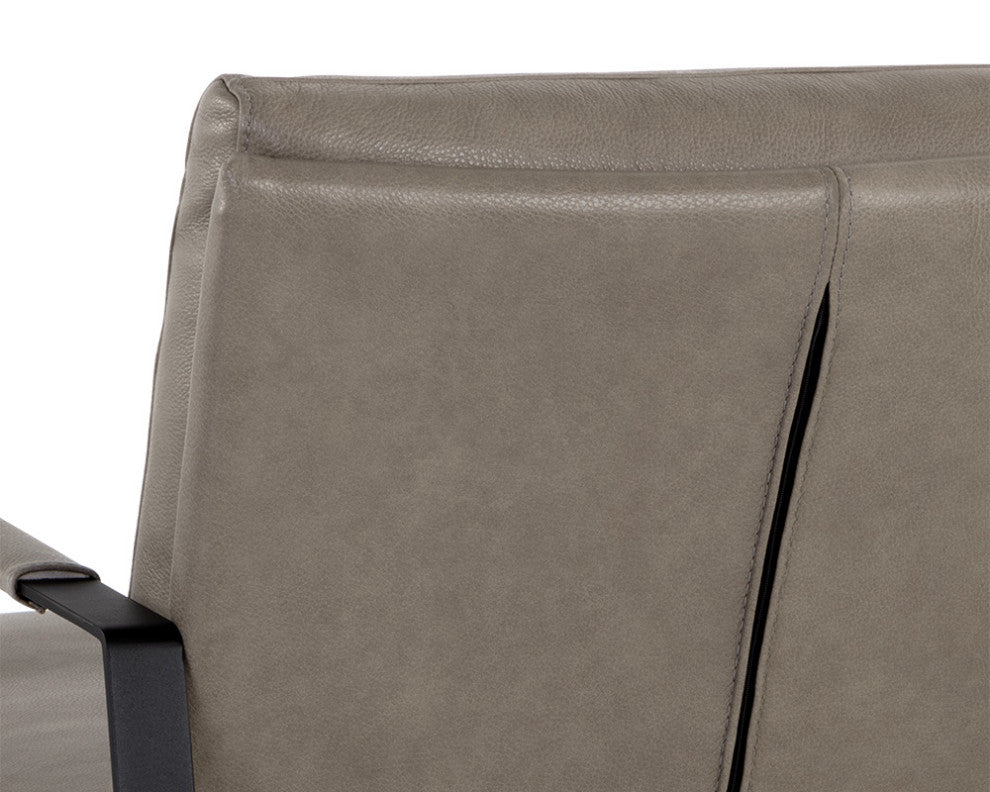 Sterling Lounge Chair Missouri Stone Leather