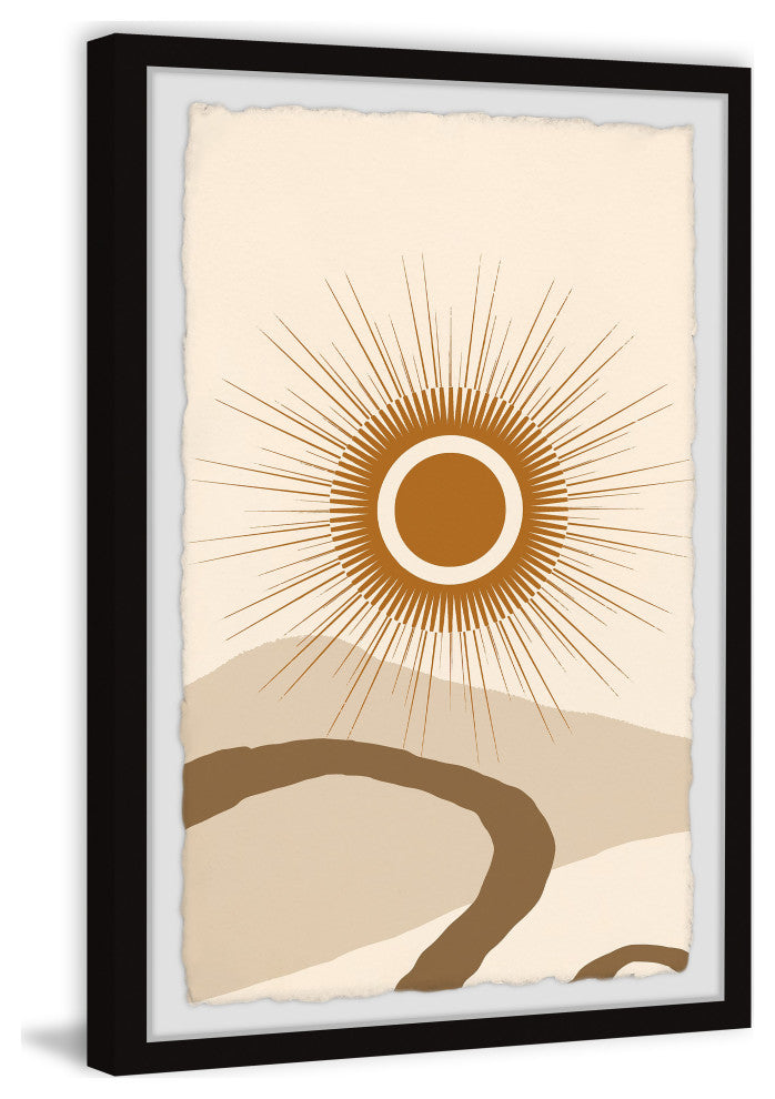 "Arching Channel" Framed Painting Print, 24x36