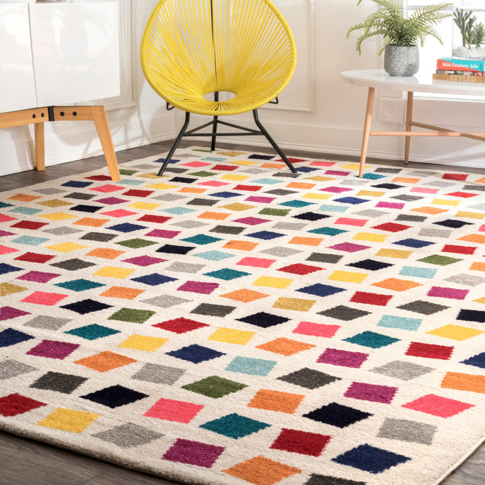 Nuloom Kaleidoscope Area Rug, Multicolor 5'x8'
