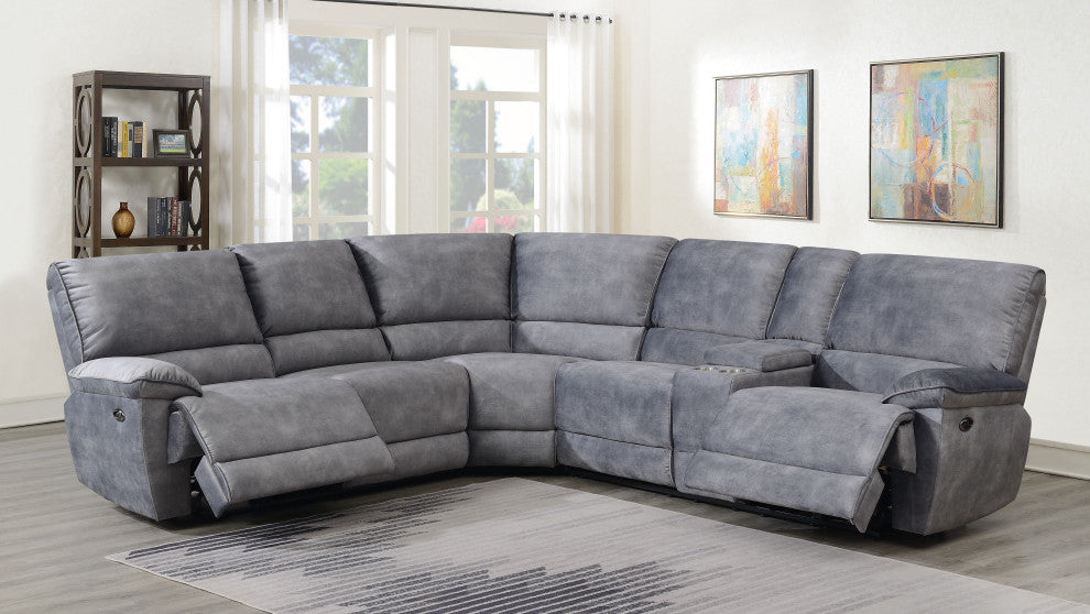 Simone Power Reclining Sectional