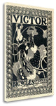 "Victor Bicycles - Monochrome" By William H. Bradley, Gallery Wrap Canvas